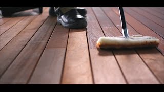 How to oil a deck [upl. by Sirkin]