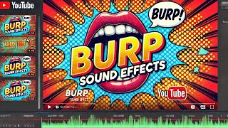 Burp Sound Effects With Drawing [upl. by Eycats]