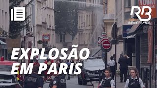 EXPLOSÃO de gás em Paris deixa prédios pegando FOGO [upl. by Nylevol]