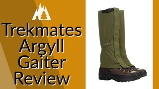 Trekmates Argyll Gaiter Review by Wildcraft Britain [upl. by Litnahc]