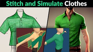 Blender Secrets  Cloth Simulation Sewing Basics [upl. by Notnelc]