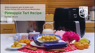 Airfryer XXL amp AllInOne Multicooker Pineapple Tart Recipe [upl. by Will]