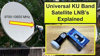 Universal KU Band Satellite LNB’s Explained  Free Satellite Television [upl. by Berton681]