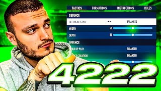 FC 24 Best Unbeatable 4222 Custom Tactics 🎯🚨 [upl. by Caterina56]