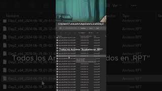 Eliminar Archivos basura en dayz [upl. by Thay]