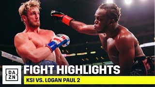 HIGHLIGHTS  KSI vs Logan Paul 2 [upl. by Issej]