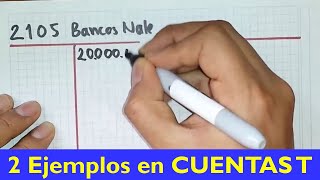 Como CONTABILIZAR un PRESTAMO BANCARIO con cuentas T [upl. by Riella]