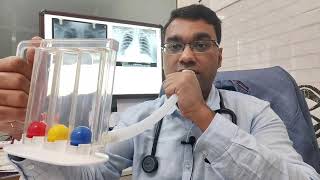 Pulmonary Rehabilitation with Triflow Exercise Chest Lungs Asthma Copd ILD Lungsukh [upl. by Alfy]