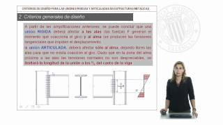 Criterios de diseño de las uniones en estructuras de acero para edificación  2030  UPV [upl. by Enillebyam]