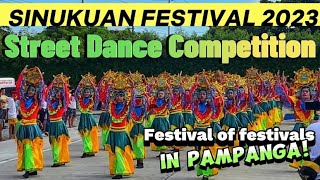 Sinukwan Festival 2023 Street Dance Competition In San Fernando Pampanga [upl. by Yraeg]