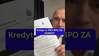 Kredyt w PKO BPO ZA DARMO [upl. by Atikahc826]