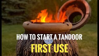 First Use of Tandoor Tandoor Clay Oven  How to Start a Tandoor  How to Light a Tandoor  Tricks [upl. by Atnahsal]