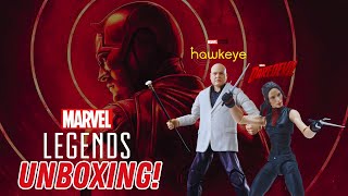 Marvel Legends Kingpin and Elektra Figure  Unboxing MY HYPE FOR BORN AGAIN IS REAL😆🙌🔥😈 [upl. by Hogg331]