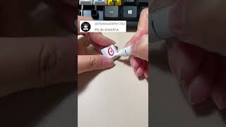 Drawing ChickfilA logo on the keyboard shorts diy art tiktok trending [upl. by Timmons288]