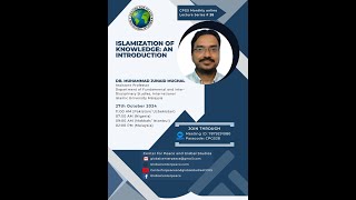 Islamization of Knowledge An Introduction by Dr Muhammad Junaid Mughal [upl. by Flori]