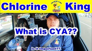 What is CYA or Stabilizer  Chlorine King Pool Service [upl. by Noelopan]