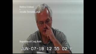 Craig Rolfe deposition  June 7 2018 [upl. by Purity]