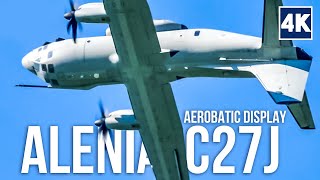 C27J Spartan Stunning Aerobatics Showcase  Witness the Military Power [upl. by Coppola]