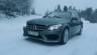 MercedesBenz C 350e T plugin hybrid winter drive out  Erik Arnesen Helsfyr [upl. by Lombard148]