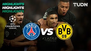 París SaintGermain vs Dortmund HIGHLIGHTS  UEFA Champions League 202324  TUDN [upl. by Lynnette]