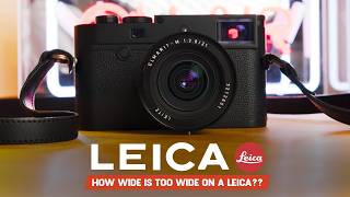 LEICA 21MM ELMARIT  TOO WIDE FOR A LEICA [upl. by Ul867]