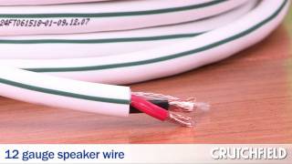 Monster Inwall Speaker Cable  Crutchfield Video [upl. by Nilauqcaj]