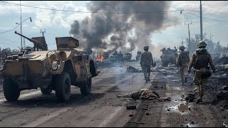 HUNDRED CORPSES IN TWO MINUTE Mali Tuareg Rebels burned down a PMC Wagner convoy in an ambush [upl. by Seagrave626]