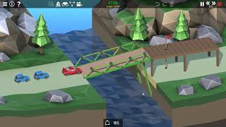 Poly Bridge 2 Pine Mountains 115 Hydraulic Management [upl. by Sparrow40]