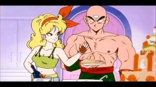 Launch Prepares Food For Tien DBZ Saiyan Saga [upl. by Ettennat]