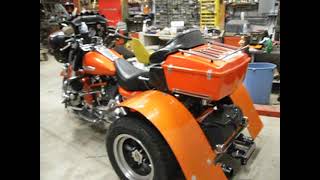 DNA trike amp Trike Life body kit install on my Harley Electra glide pt 6 [upl. by Serica]