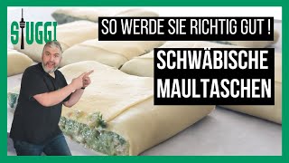 Schwäbische MaulTaschen  so werden sie richtig gut Das ultimative MaulTaschen Rezept [upl. by Hctud397]