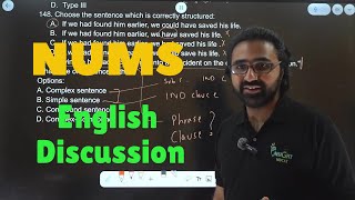 English NUMS Discussion [upl. by Ahsiekim]