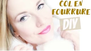 ✮ DIY ✮ Echarpe TubeCol en Fourrure ✮ Facile  Caly Beauty [upl. by Ahsir]