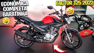 NOVA YAMAHA FACTOR 125 2022  TUDO SOBRE A FACTOR 125 2022 [upl. by Sheffield]