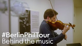 🇺🇸 BerlinPhilTour  Behind the Music Noah BendixBalgley [upl. by Ydnis]