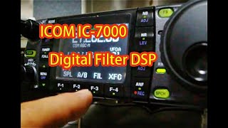 ICOM IC7000 Digital Filter DSP [upl. by Bishop]