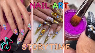 NEW NAIL ART STORYTIME TIKTOK COMPILATION [upl. by Aidroc]