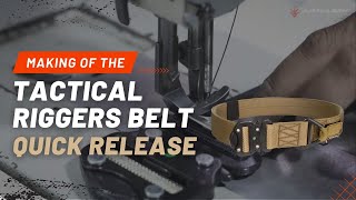 TacticalGear India  Making of the Quick Release RiggersBelt [upl. by Olav]