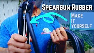 Speargun Rubber  StepbyStep Guide on How to Make it Yourself [upl. by Reichert]