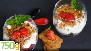 Tiramisu aux fraises et spéculoos  750g [upl. by Amehsyt]