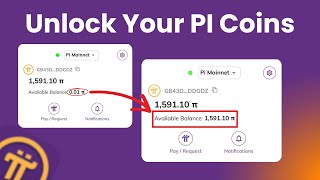 how to unlock pi coins  how to move pi coins to available balance  how to unlock locked pi coin [upl. by Mountfort]