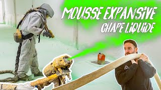 ISOLATION MOUSSE POLYURÉTHANE CHAUFFAGE AU SOL ET CHAPE ANHYDRITE  EP66 [upl. by Trueman]