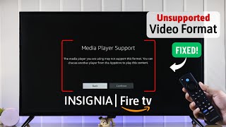 Insignia Fire TV How To Play Unsupported Video File From USB Flash Drive [upl. by Nehtanoj547]