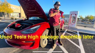 80k miles Used Carvana red Tesla high mileage 2023 4 months later [upl. by Denny]