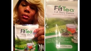 LOSE WEIGHT amp DETOX Using FIT TEA 14 DAY DETOX [upl. by Eikcin]