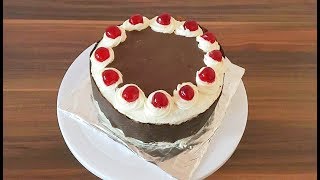 Black Forest Cake  ব্ল্যাক ফরেস্ট কেক  Birthday Cake Recipe  Schwarzwälder Kirschtorte [upl. by Tammy]