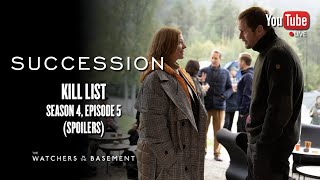 Succession S4 E5 Kill List SPOILERS  The Watchers in the Basement [upl. by Anitel189]