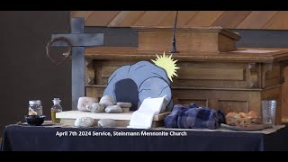 Steinmann Mennonite Church  April 7th 2024 Service [upl. by Cohe8]