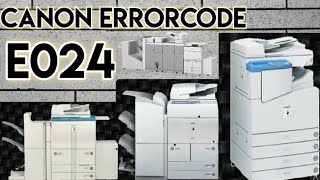 Error Code E024  E024  Error Code E024  E024 Tutorial [upl. by Yenaj]