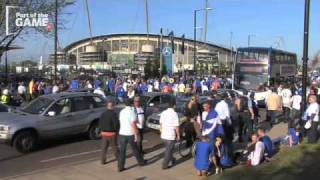 REPORT Rangers invade Manchester [upl. by Ahsen]